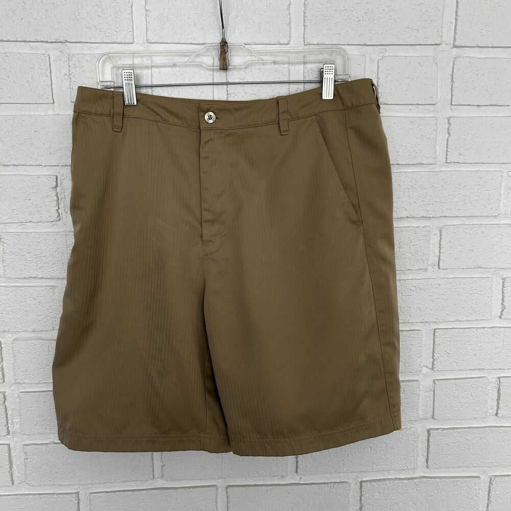 Golf Shorts Fila Sport Mens 34 Integrated Tee Pocket Striped Texture